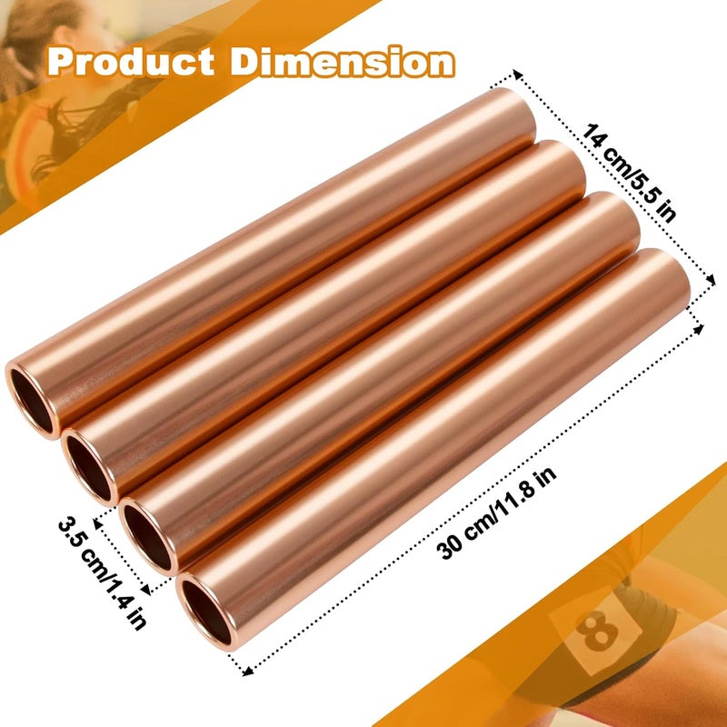 Supvision Aluminum Alloy Relay Batons Sets for Track and Field Durable Lightweight for Sports Teams Suitable for Athletes Seeking High-Performance Equipment in Outdoor Activities - Image 2
